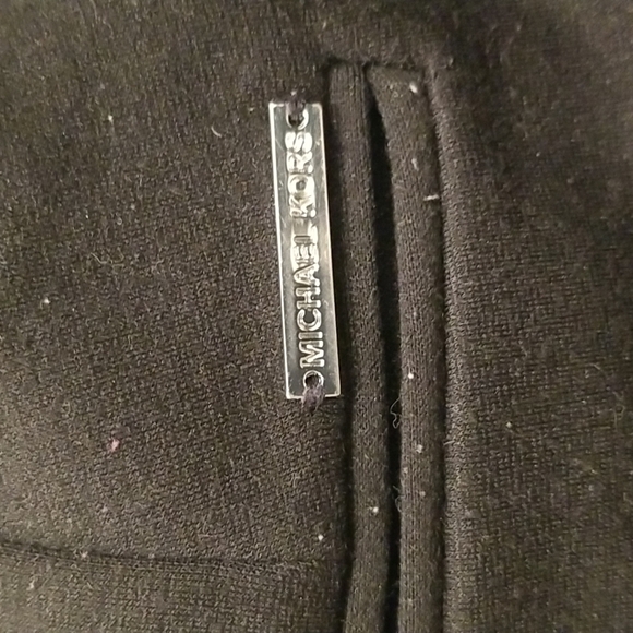 💕MICHAEL by MICHAEL KORS💕 Plack Trouser Pants ~ 10 Black - Picture 6 of 11